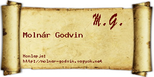 Molnár Godvin névjegykártya
